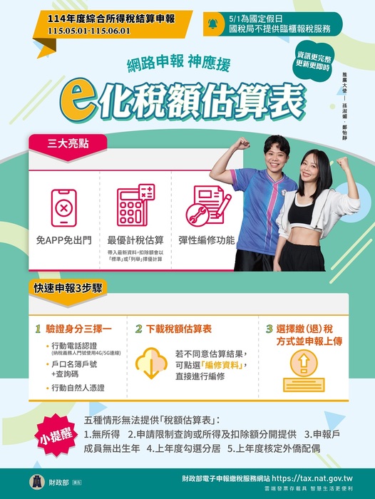 e化稅額估算表